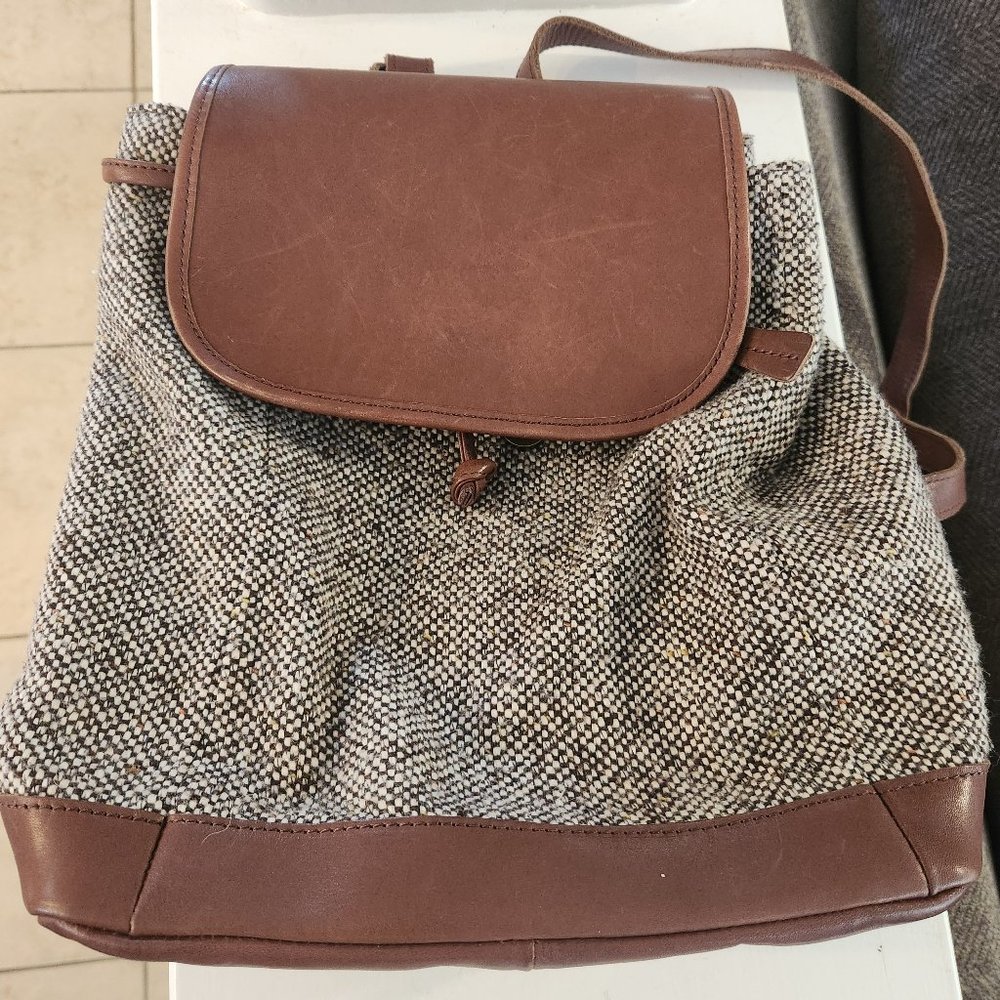 L.L. Bean small backpack purse